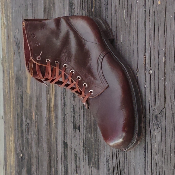 European Men's Pebble Leather Steel Toe Super Duty Boot - Picture 14 of 17